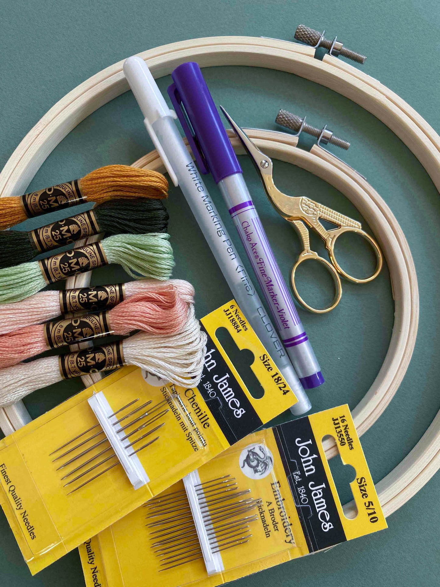 Broderi Start Kit - Stort